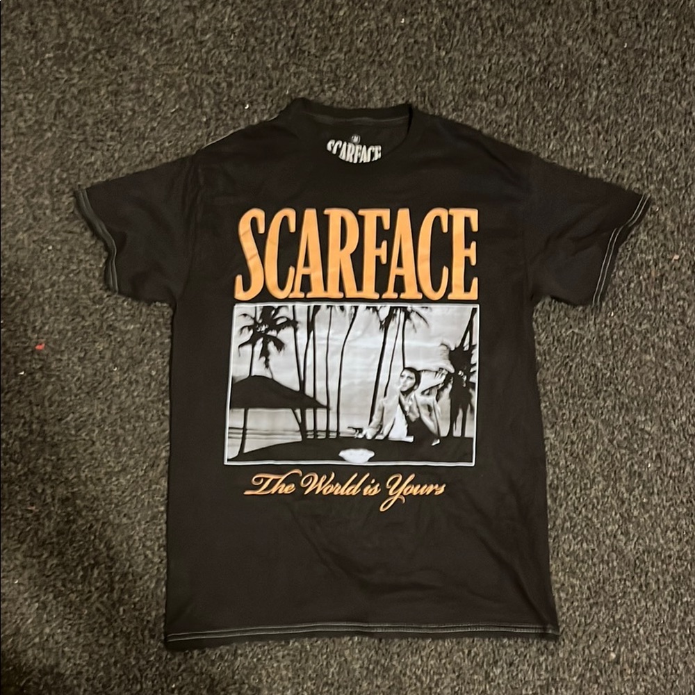 Scarface Black Graphic T-Shirt